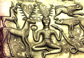 Cernunnos on Gundestrap cauldron - Denmark